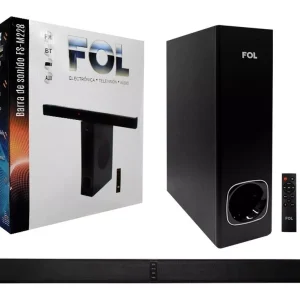 Barra de Sonido FOL FS-M228L con Subwoofer de 100W RMS